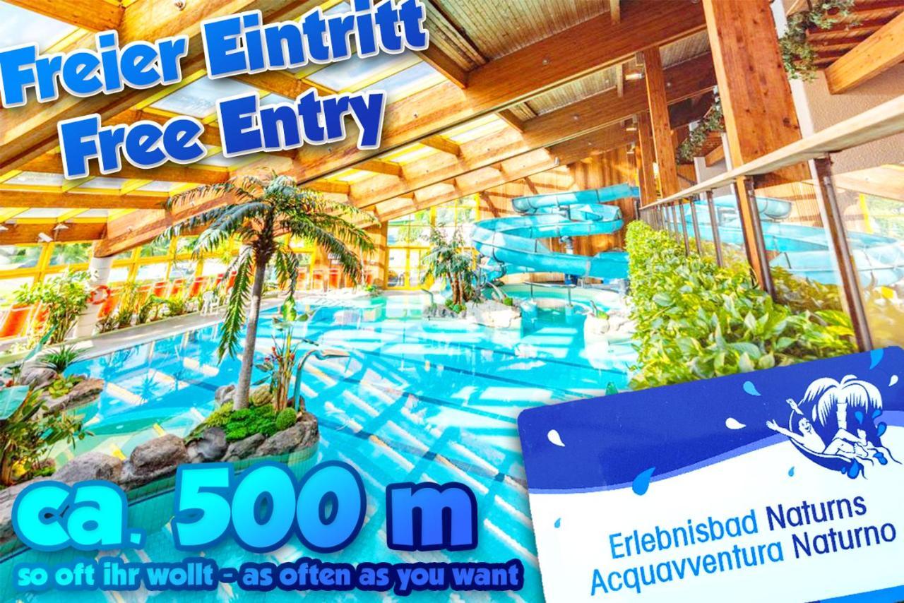 Apartamento 100qm - super Lage - Südterrasse - riesige Küche Naturns Exterior foto